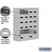 Salsbury Cell Phone Storage Locker - 6 Door High Unit (8 Inch Deep Compartments) - 16 A Doors and 4 B Doors - steel - Surface Mounted - Resettable Combination Locks